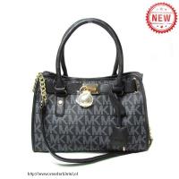 michael kors hamilton logo geperforeerd klein zwart bakken Amsterdam Boutique ex3sb260